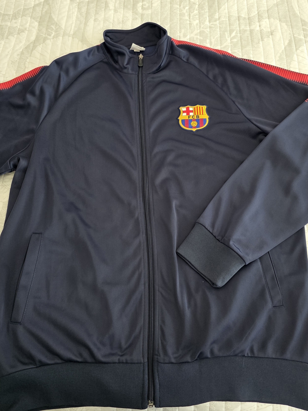Men's Navy Track Jacket